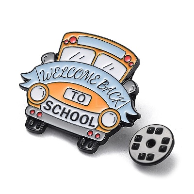 Back to School Theme Enamel Pins JEWB-H019-03EB-03-1