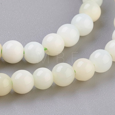 Natural Green Opal Beads Strands G-F568-049-4mm-1