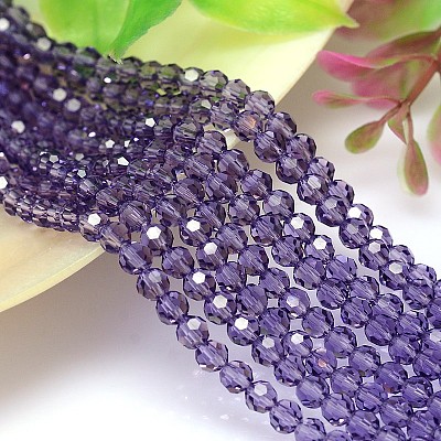 Imitation Austrian Crystal Bead Strands G-M181-10mm-26A-1