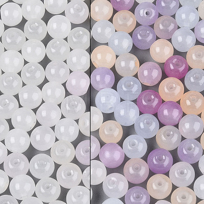 Transparent Glass UV Reactive Beads DGLA-F003-02-6mm-1