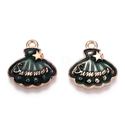 Alloy Enamel Pendants ENAM-CJC0014-03A-1