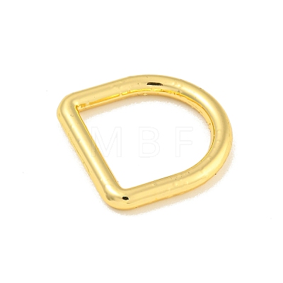 Rack Plating Brass D Linking Rings KK-P277-35G-1