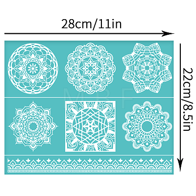 Self-Adhesive Silk Screen Printing Stencil DIY-WH0338-258-1
