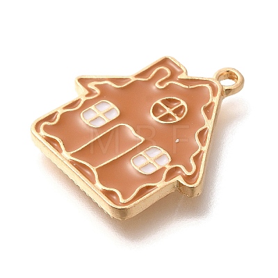 Christmas Theme Alloy Enamel Pendants ENAM-Q509-01KCG-02-1