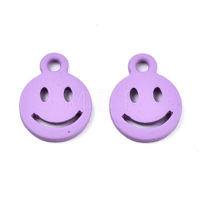 Spray Painted Alloy Charms X-PALLOY-T075-121B-RS-1