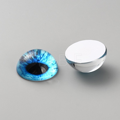 Glass Cat Eye Decorative Eye Piece DIY-WH0110-26A-1