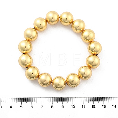 Brass Beaded Sretch Bracelets for Women BJEW-G736-13G-1