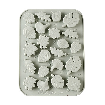Leaf Cake DIY Food Grade Silicone Mold DIY-K075-10-1