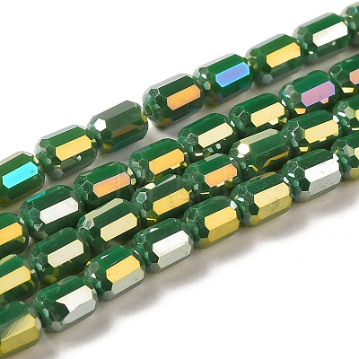 Electroplate Glass Beads Strands EGLA-D031-01E-1