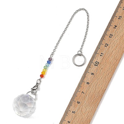 7 Chakra Crystal Suncatcher HJEW-JM05025-01-1