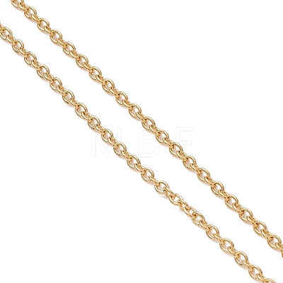 1.5MM 304 Stainless Steel Cable Chain Necklace Making AJEW-JB01465-04-1