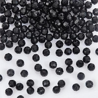  2 Strands Natural Black Spinel Beads Strands G-NB0004-61-1