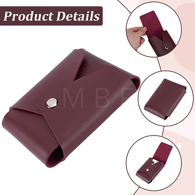 Rectangle PU Leather Pocket Sleeve AJEW-CL0005-69A-1