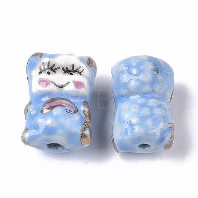 Handmade Porcelain Beads PORC-N004-106-1