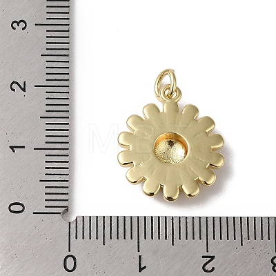 Rack Plating Brass Enamel Pendants KK-B092-28G-1