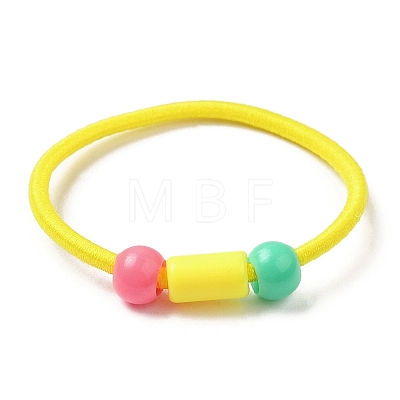 Colorful Nylon Elastic Hair Ties for Girls Kids MRMJ-P017-01D-1