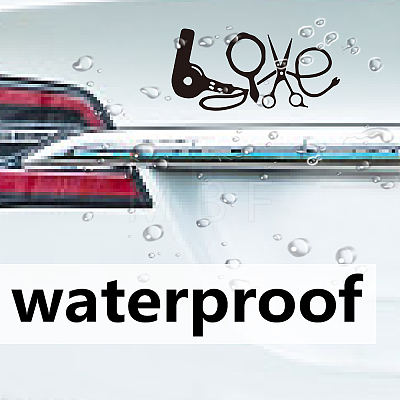 4Pcs 4 Styles PET Waterproof Self-adhesive Car Stickers DIY-WH0308-225A-004-1