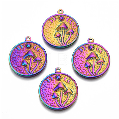 201 Stainless Steel Pendants STAS-N098-143M-1