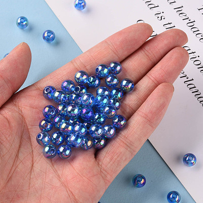 Transparent Acrylic Beads MACR-S370-B8mm-751-1