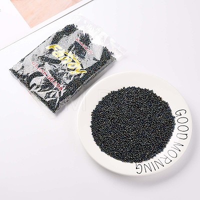 (Repacking Service Available) 8/0 Glass Seed Beads SEED-C018-3mm-605-1