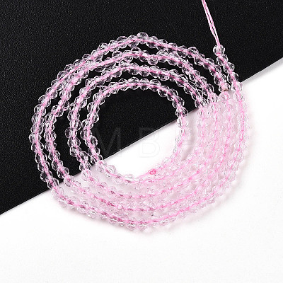 Transparent Glass Beads Strands GLAA-H021-03-22-1