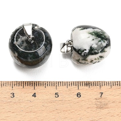 Natural Tree Agate Pendants GG-K002-15F-1