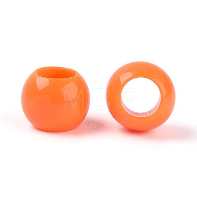 Opaque Acrylic Beads SACR-N018-05D-1