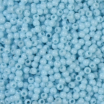 Opaque Acrylic Beads SACR-A007-01B-19-1