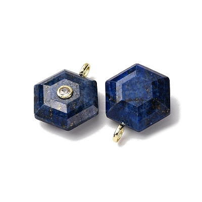 Dyed Natural Lapis Lazuli Pendants G-P588-02G-05-1