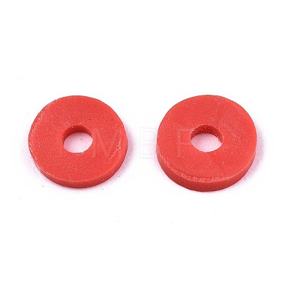Handmade Polymer Clay Beads X-CLAY-Q251-6.0mm-40-1