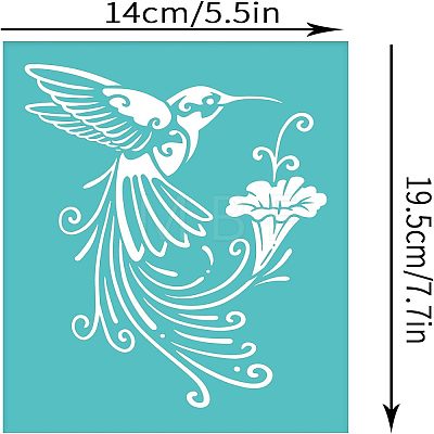 Self-Adhesive Silk Screen Printing Stencil DIY-WH0337-023-1