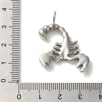 316L Surgical Stainless Steel Pendants STAS-H194-04P-1
