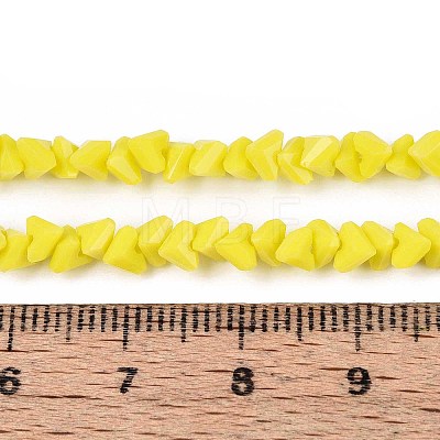 Opaque Glass Beads Strands GLAA-N019-4mm-13-1