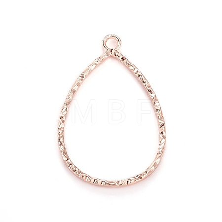 Zinc Alloy Open Back Bezel Pendants LS-X-PALLOY-D009-33RG-1