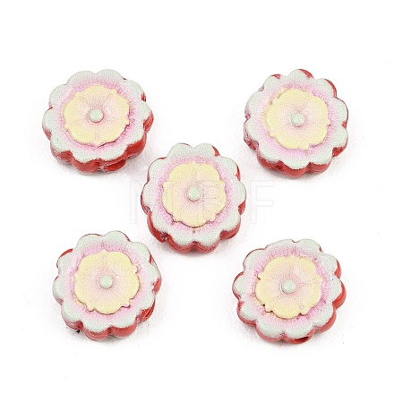 Printed Cinnabar Beads CARL-A001-01D-1