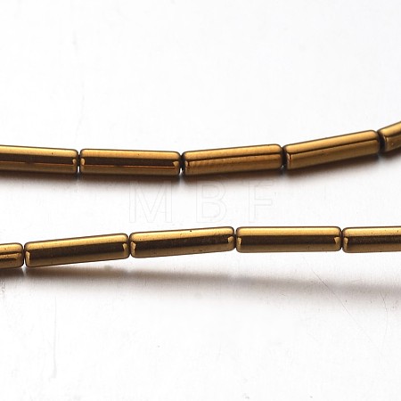 Electroplate Non-magnetic Synthetic Hematite Bead Strands G-F300-37B-03-1