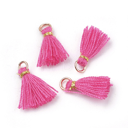 Polycotton(Polyester Cotton) Tassel Pendant Decorations FIND-S281-19-1