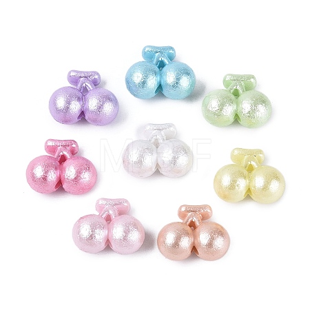 Textured Opaque Acrylic Beads OACR-N160-13-1