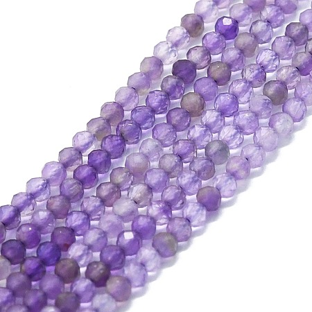 Natural Amethyst Beads Strands G-P457-A01-15-1
