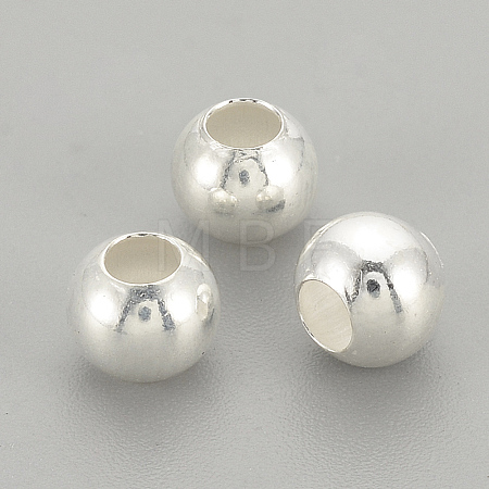 925 Sterling Silver Beads STER-S002-12-6mm-1