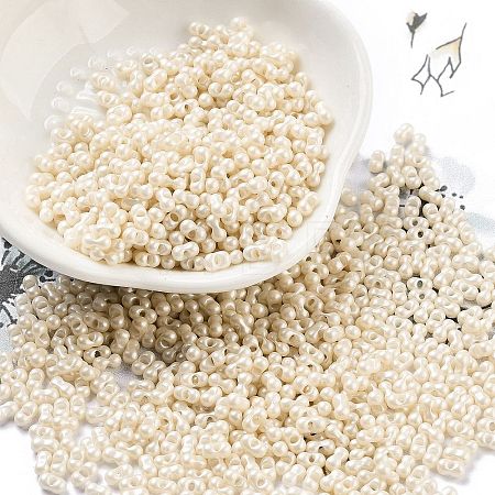 Opaque Colours Glass Seed Beads SEED-A033-06M-1