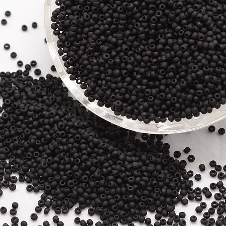12/0 Round Glass Seed Beads SEED-J015-F12-M49-1