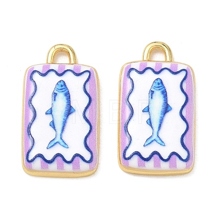 Printed Brass Pendants KK-CBAF9BC-16G-02-1