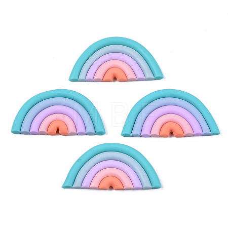 Handmade Polymer Clay Cabochons LS-CLAY-N010-030-04-1