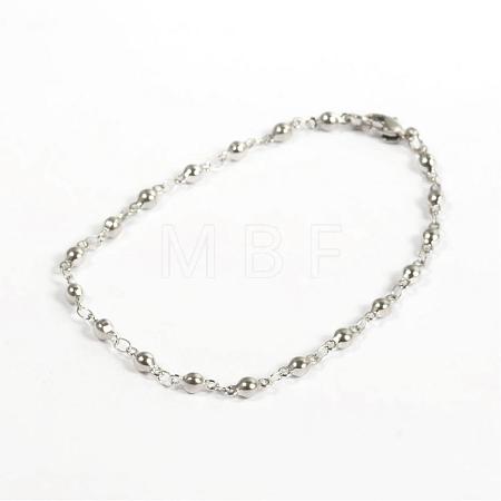 Tarnish Resistant 304 Stainless Steel Bracelets BJEW-D418-06-1