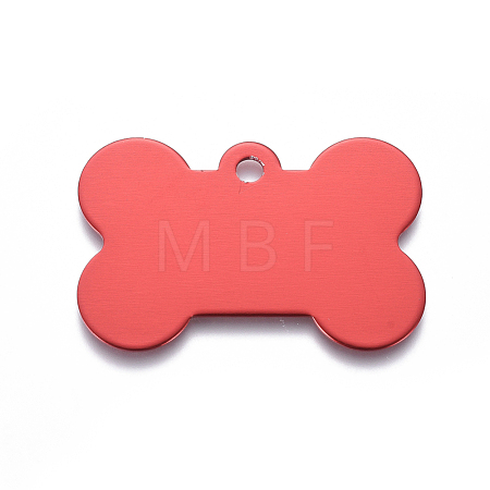 Pet Aluminium Pendants ALUM-I002-06D-1