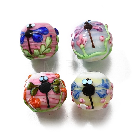 Handmade Lampwork Beads LAMP-K042-08-1