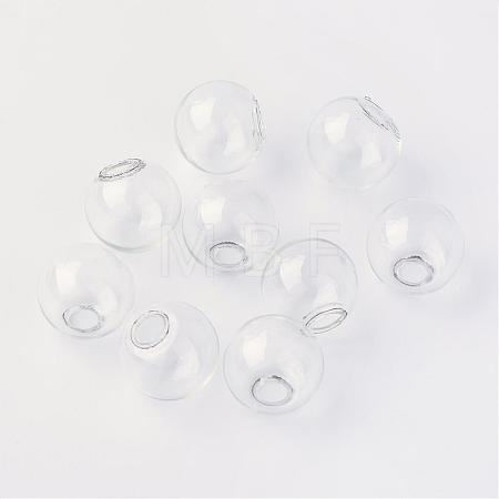 Round Mechanized One Hole Blown Glass Globe Ball Bottles BLOW-R001-18mm-1