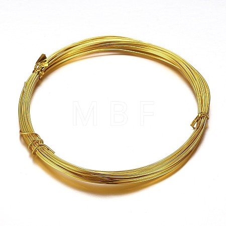 Round Aluminum Craft Wire X-AW-D009-1.5mm-10m-14-1