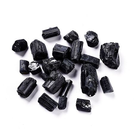 Rough Raw Natural Black Tourmaline Beads G-I302-01-1